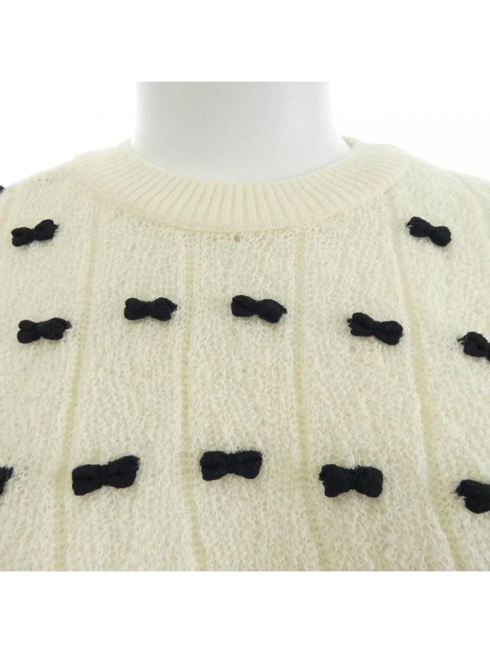 Chanel Knit Sweater White